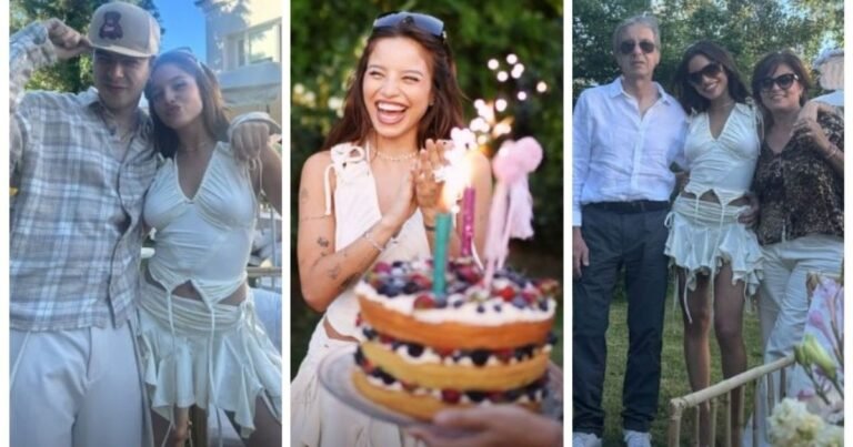 El festejo de cumpleaños de Emilia Mernes rodeada de amigos y familia: todas las fotos