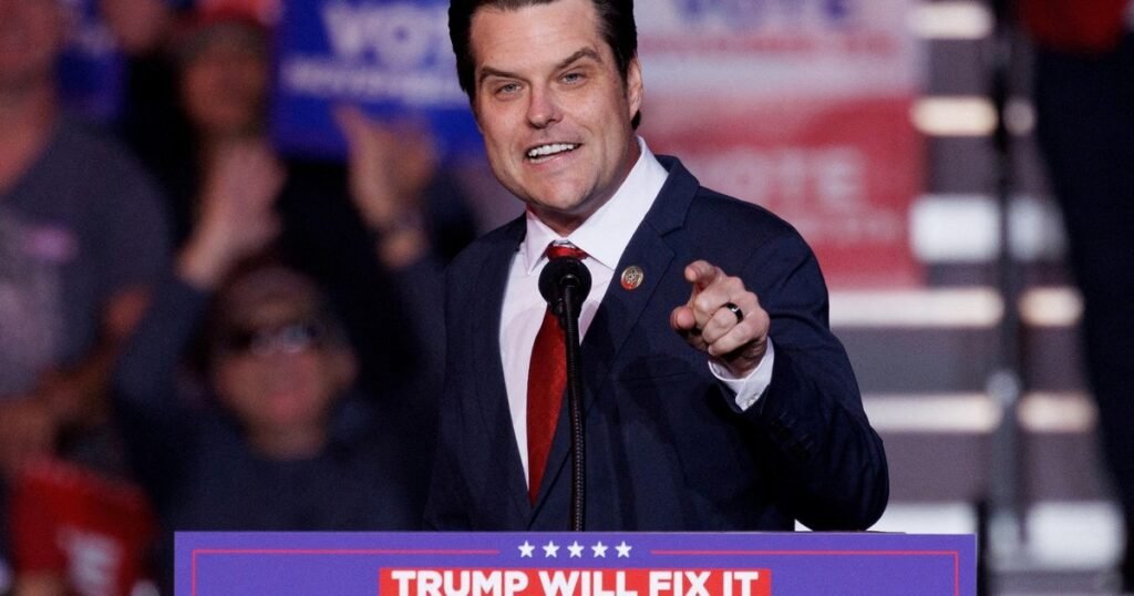 Golpe para Donald Trump: el polémico Matt Gaetz, nominado como fiscal general por el magnate, retiró su candidatura