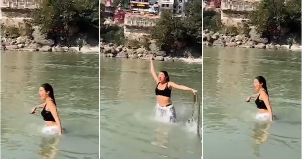 Sofía "Jujuy" Jiménez se bañó en el río Ganges durante su viaje a la India y enfrentó las críticas: todas las fotos