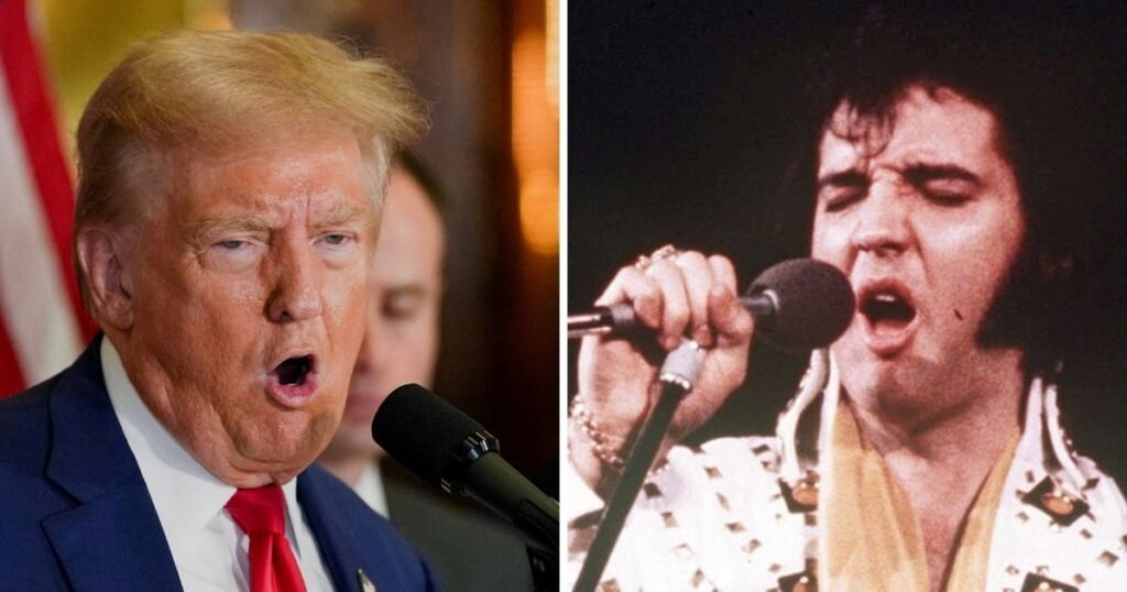 Elvis Presley cumpliría 90 años: ¿qué haría el Rey del Rock en la era de Trump, que dijo ser más grande que él?