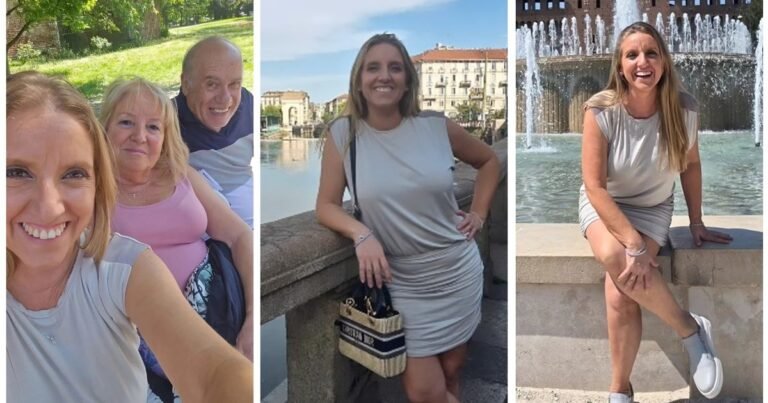 Las increíbles vacaciones de Paula Bernini en Italia