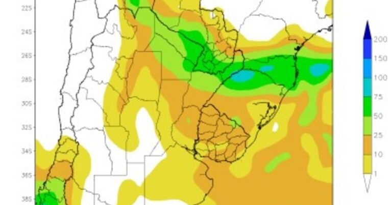 El clima: se prevén lluvias "abundantes" sobre una región agrícola