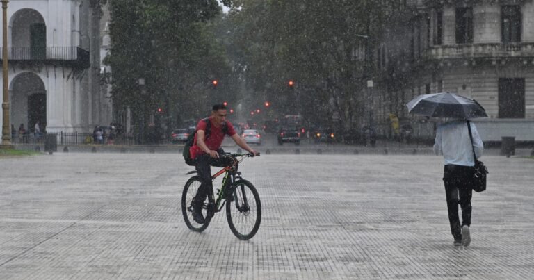 Clima en Buenos Aires: a qué hora llegan las tormentas a la Ciudad este martes 6 de junio