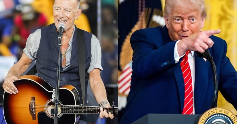 El Presi vs. El Jefe: Trump llama "imbécil prepotente" a Bruce Springsteen tras sus críticas sobre el escenario
