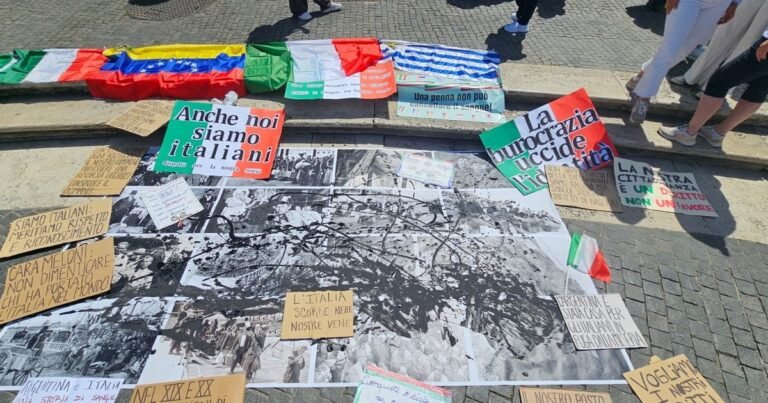 Marcharon en Roma contra la restricción a la ciudadanía italiana por descendencia: "Están cancelando la historia"