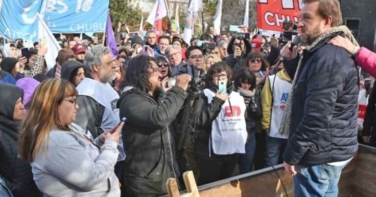 La Corte confirmó la condena a 3 años de prisión del dirigente sindical docente de Chubut condenado por el incendio de la legislatura