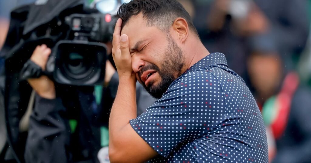 J.J. Spaun hizo cinco bogeys en en los primeros seis hoyos de la ronda final, pero se recuperó y es el impensado campeón del US Open de golf