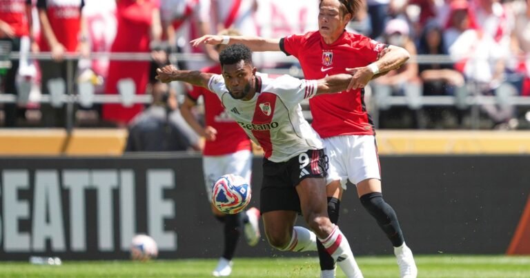 “Yo estoy concentrado en lo mío, en el Mundial”: Miguel Borja sólo piensa en volver a ser el temible goleador de River