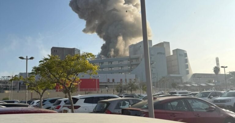 Irán bombardeó el hospital más grande del sur de Israel: hay heridos de gravedad