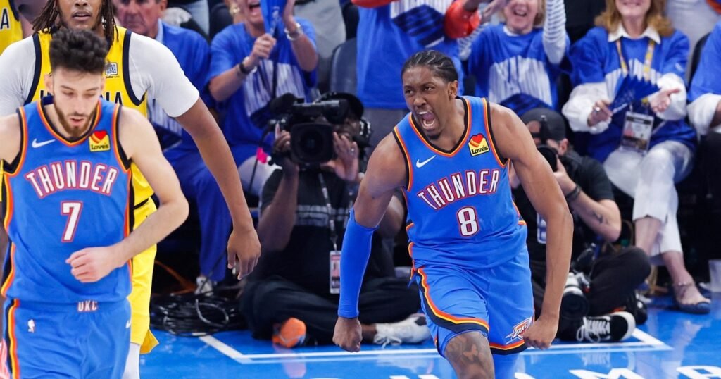 En una serie dramática, Oklahoma City Thunder superó a Indiana Pacers y es el nuevo campeón de la NBA