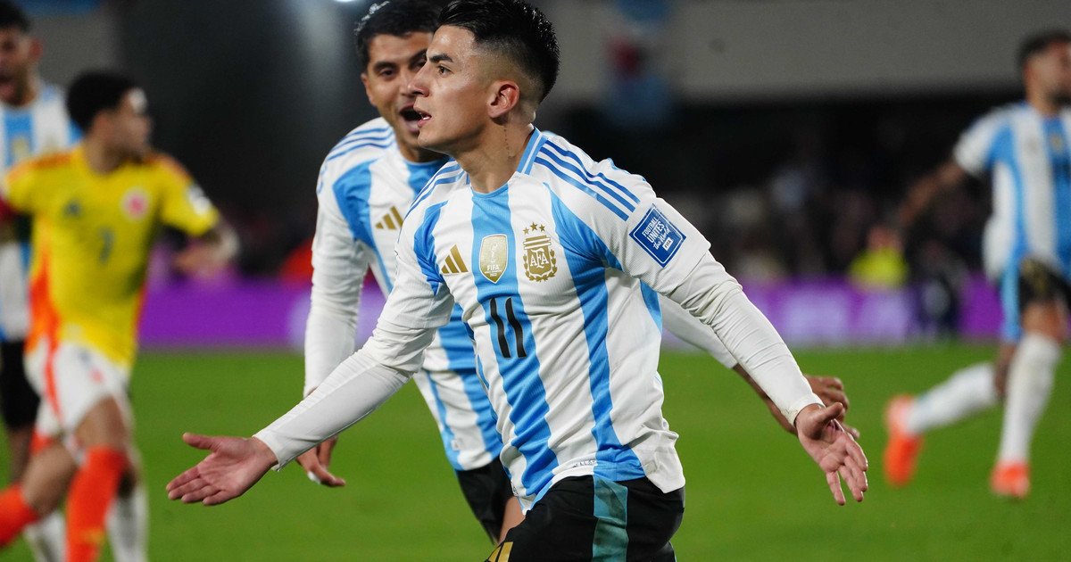 Thiago Almada, el heredero de un Ángel: el golazo de potrero para rescatar el empate de Argentina ante Colombia