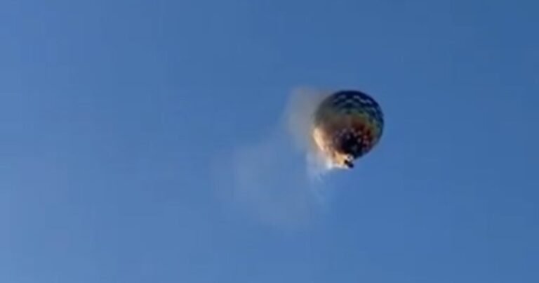 Un globo aerostático se incendió en Brasil con 21 personas a bordo: hay al menos 8 muertos