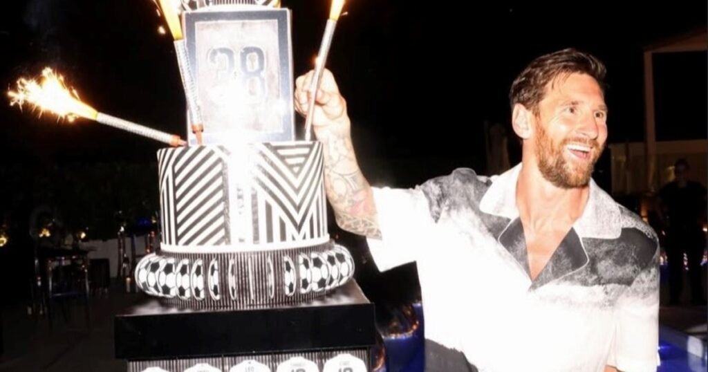 Messi mostró la intimidad de los festejos por sus 38 años: fotos en familia, torta gigante y muchas sonrisas