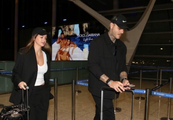 Tras el escándalo y sin sus hijos, La China Suárez partió rumbo a Turquía junto a Mauro Icardi