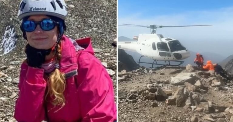 Aseguran que la montañista rusa no estaba en condiciones de subir al Pico Victoria: había sufrido una fractura hace tres meses