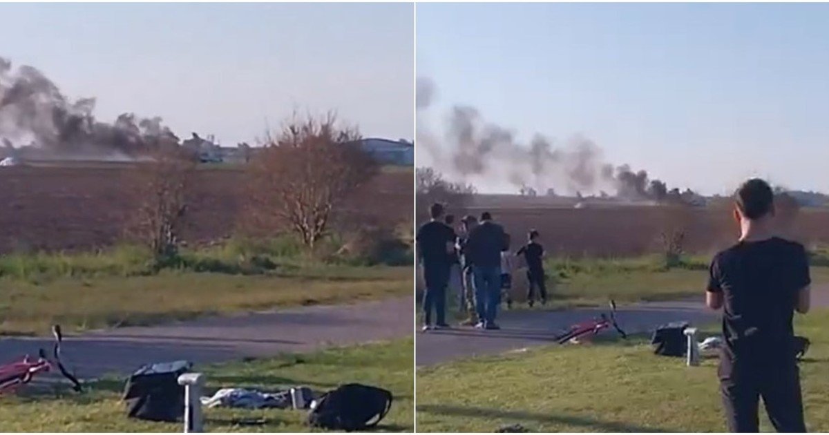Tragedia en un festival aéreo en Córdoba: dos personas murieron al estrellarse su avioneta