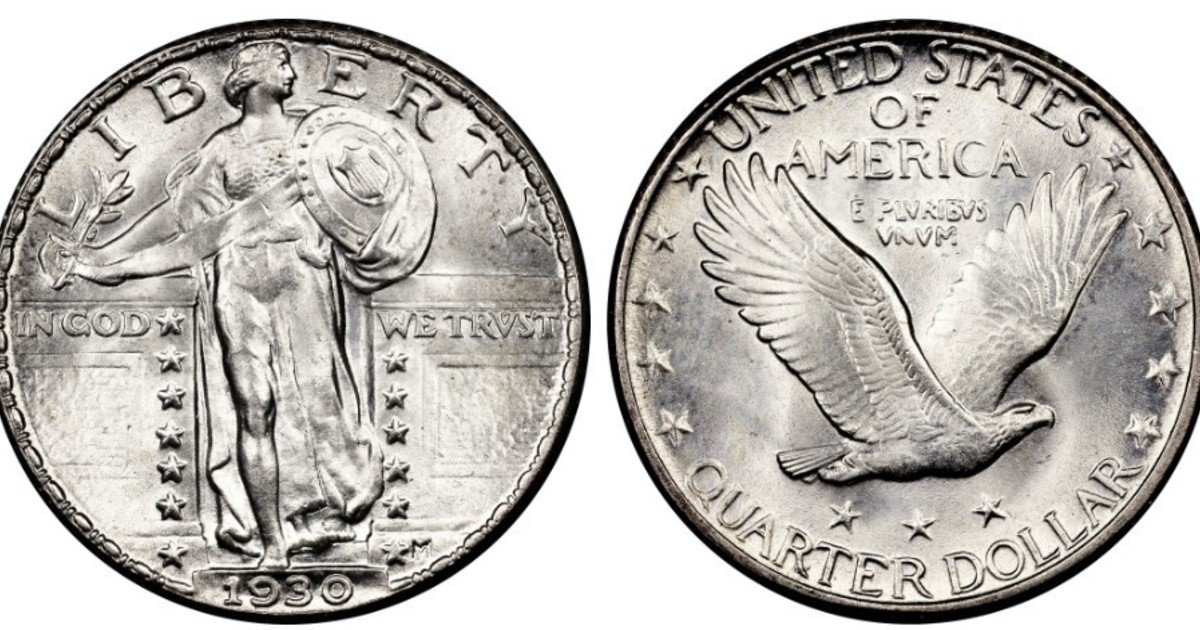 Standing Liberty Quarters 1930: las monedas más elegantes y raras que pueden costar hasta 2.000 dólares