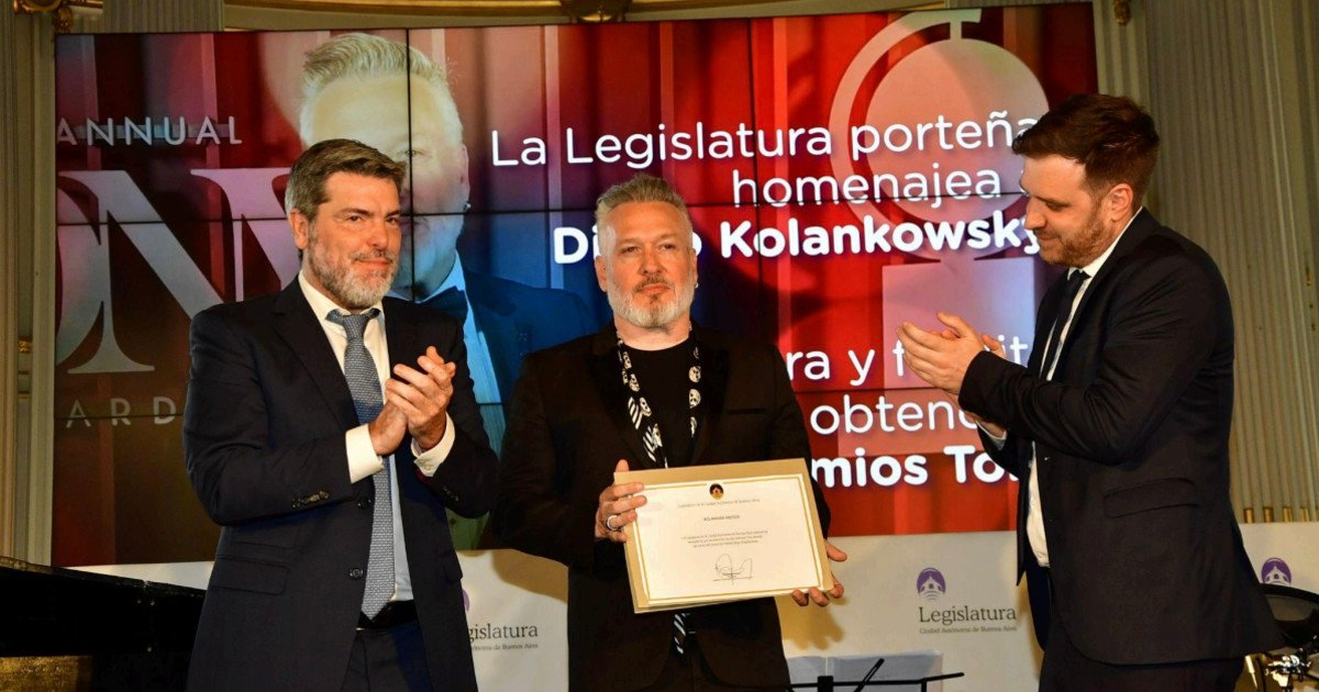 La Legislatura porteña homenajeó a Diego Kolankowsky por sus consagratorios éxitos en Broadway