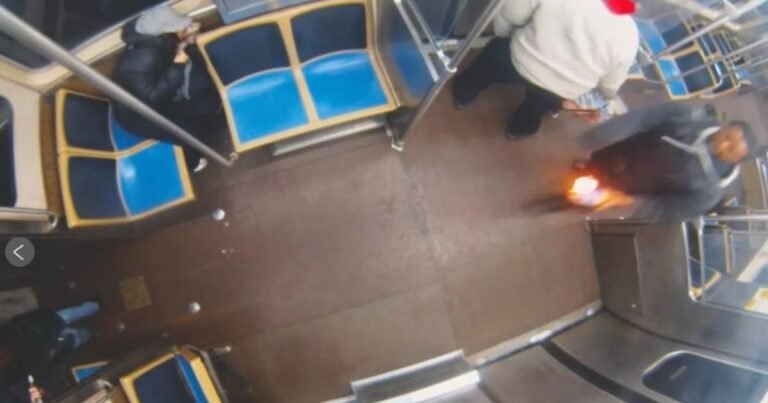 Horror en Chicago: un hombre que había sido arrestado 72 veces roció con gasolina y prendió fuego a una mujer en un tren