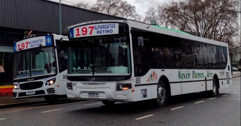 El boleto de colectivos aumenta 10% en el AMBA esta semana