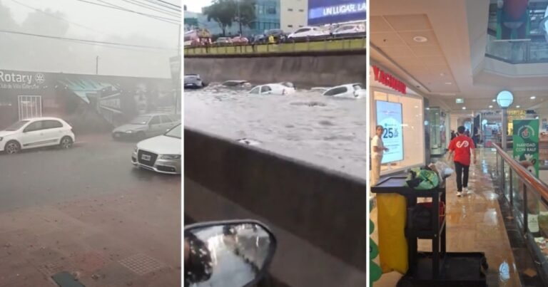Diluvio antes de Navidad: en 25 minutos llovió la mitad del promedio mensual en San Isidro