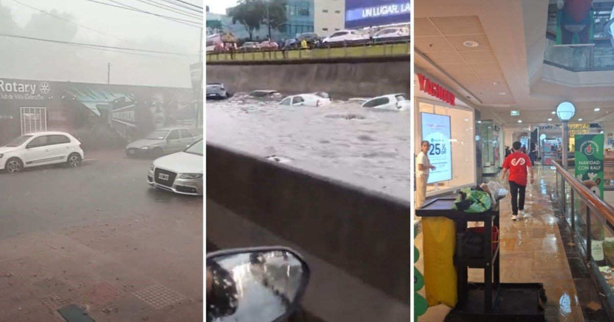 Diluvio antes de Navidad: en 25 minutos llovió la mitad del promedio mensual en San Isidro