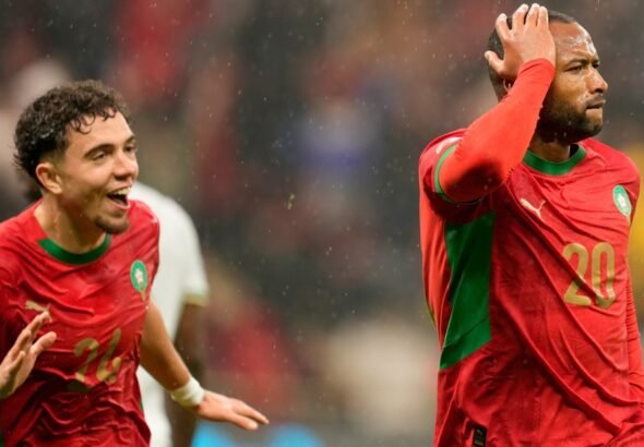 La espectacular chilena de Ayoub El Kaabi en el triunfo de Marruecos ante Comoras en el inicio de la Copa África