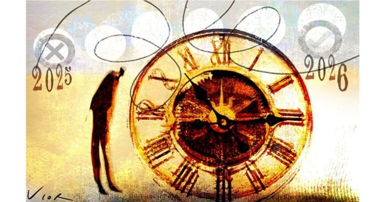 "Al año que termina le agradezco... el tiempo"