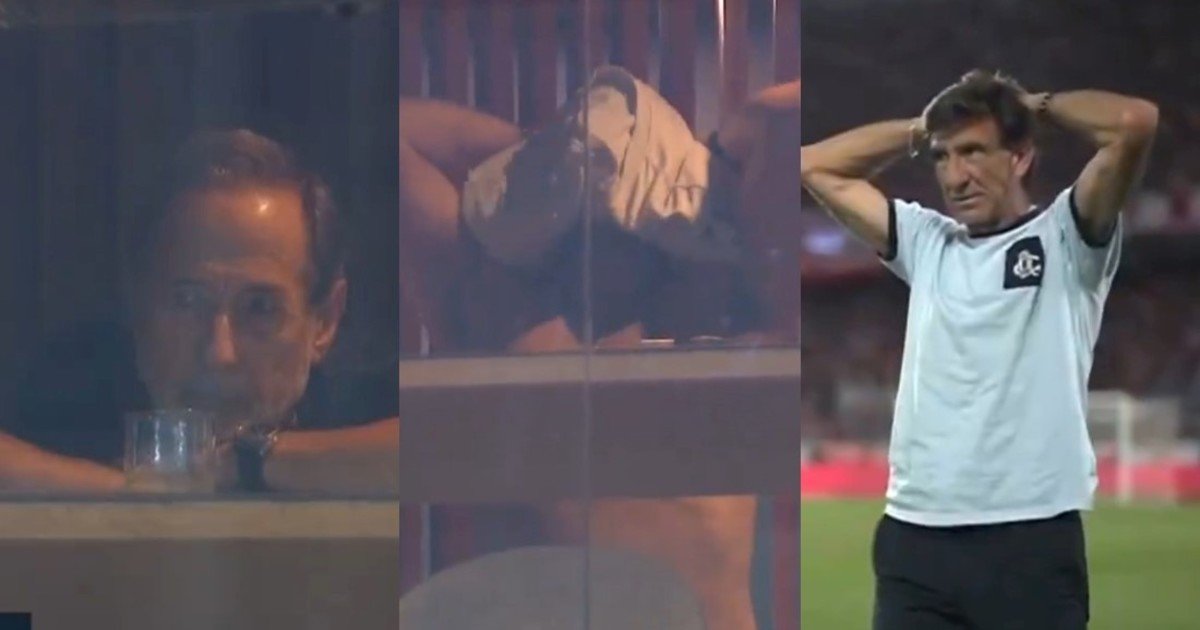 Racing y lo que no se vio de la dolorosa derrota ante Estudiantes: Francella sin reacción, Milito en cuero y el "es un pelotudo" de Costas