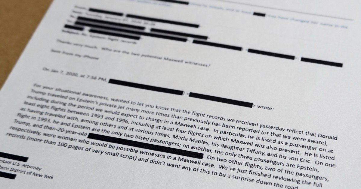 El Departamento de Justicia de EE.UU. publicó menos del 1% de los archivos Epstein