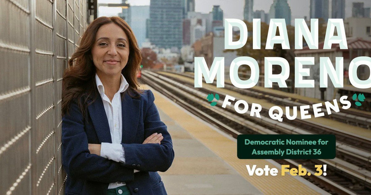 Elecciones en Nueva York: Diana Moreno, la ecuatoriana que busca llegar a la Asamblea estatal con el respaldo de Mamdani