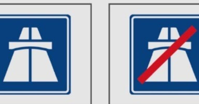 Qué significan estas dos señales de tránsito y cuál es la diferencia