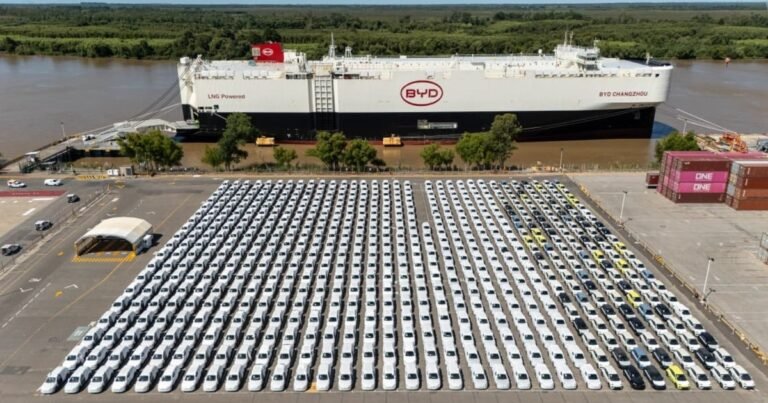 La firma china que trajo al país 7.000 autos con su propio barco, ya vende en Europa el doble que Tesla