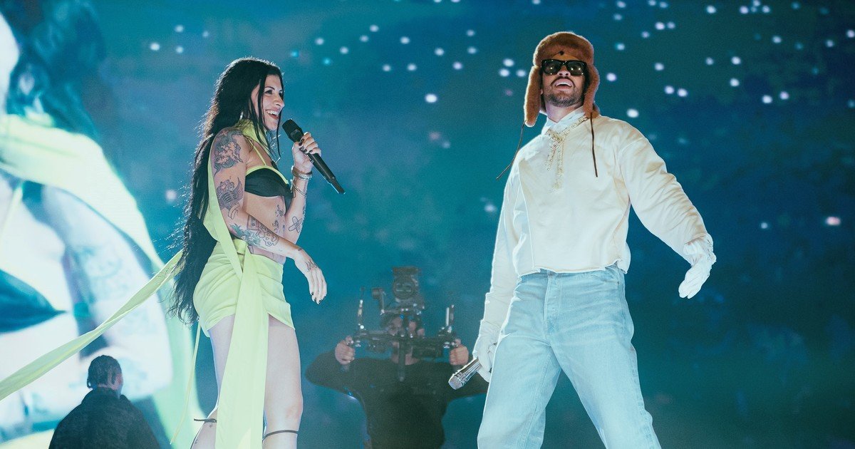 Bad Bunny subió a Khea, Duki y Cazzu al escenario de River, en una segunda noche en la Argentina llena de sorpresas