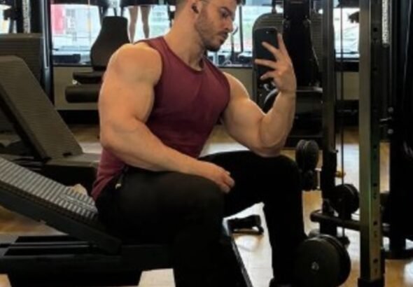 El impactante video de la lesión de un fisicoculturista en un ejercicio de rutina: "Nunca imaginé que me podría romper el tendón haciendo esto"