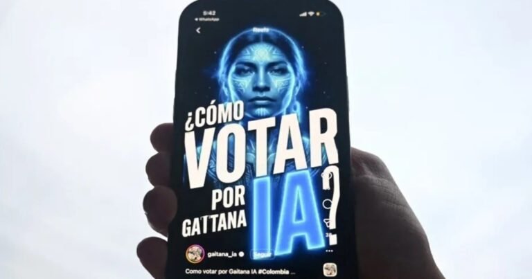 Elecciones legislativas en Colombia: "Gaitana", la candidata creada con IA que competirá por una banca indígena