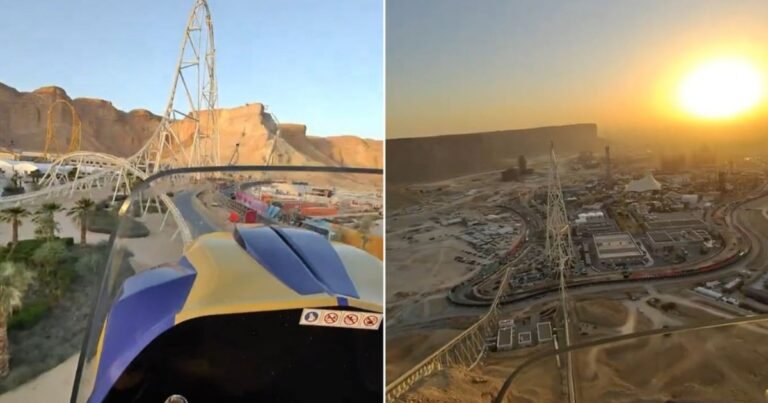 Esta es la montaña rusa más alta, rápida y larga del mundo