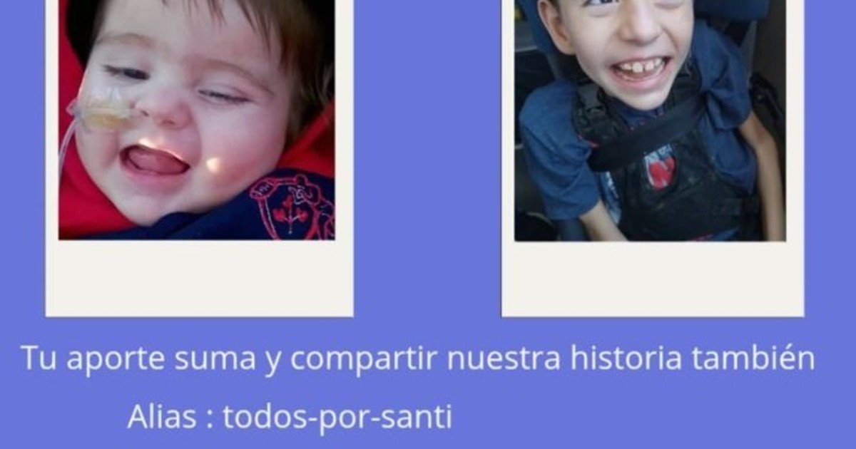 Todos por Santi: el viaje que puede cambiarle la vida a un nene de Flores con parálisis cerebral