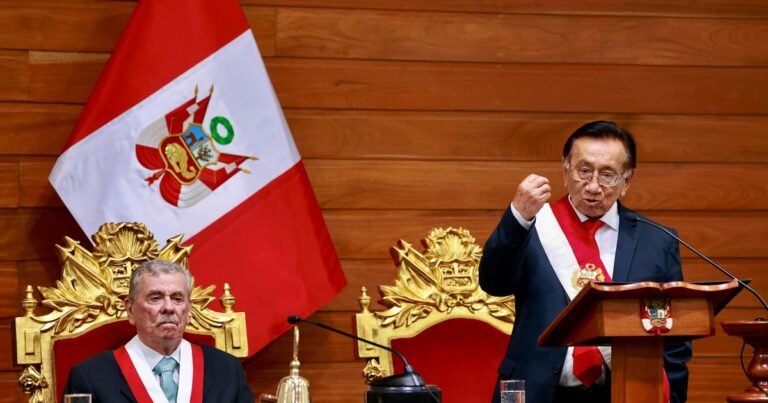 “No es tiempo para pelear”: qué dijo José María Balcázar en su primer discurso como presidente de Perú