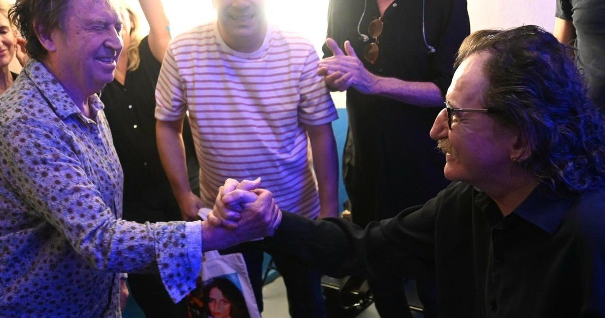 Reunión cumbre: Charly García fue a ver a Andy Summers, de The Police