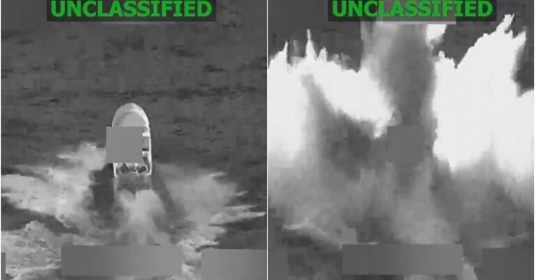 Así atacó Estados Unidos a otra narcolancha en el Pacífico: murieron dos personas