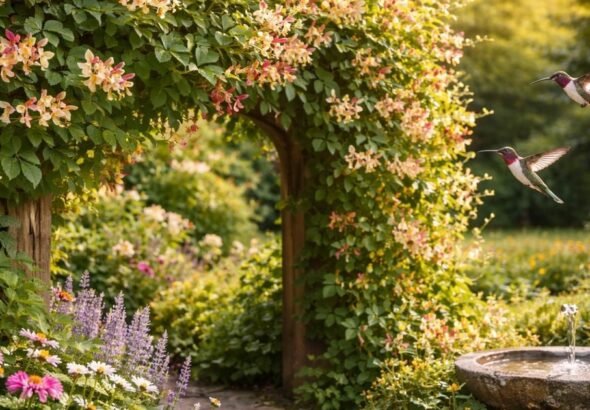 La enredadera que atrae colibríes y perfuma el jardín: por qué es de las más elegidas