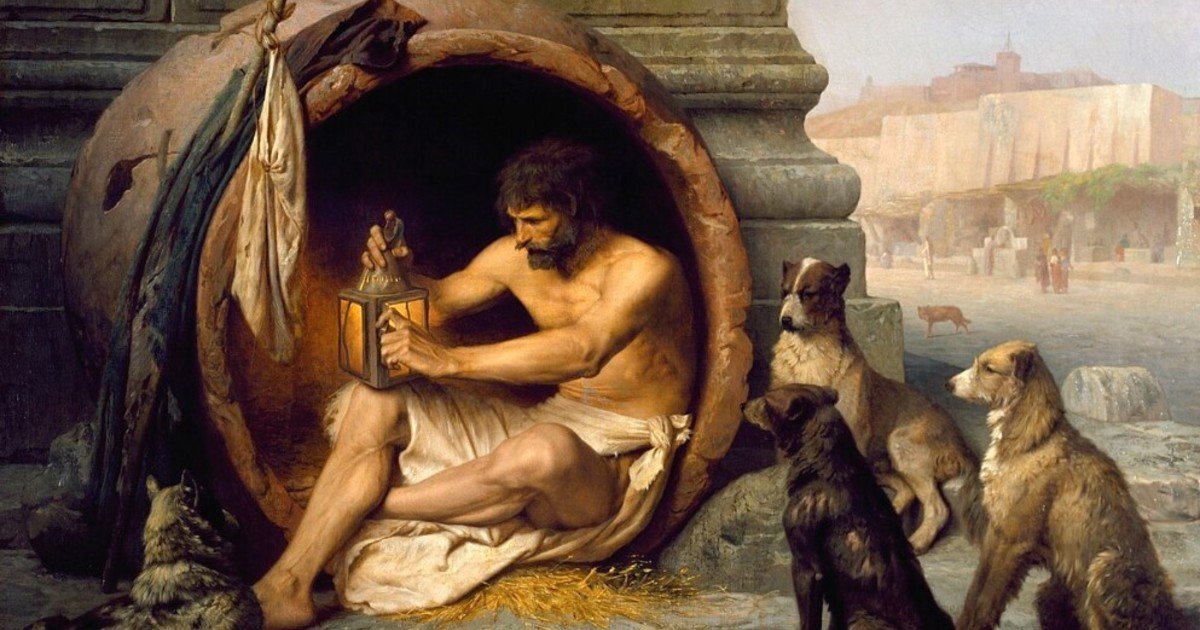 La frase de hoy, Diógenes de Sinope: “La pobreza es una invención de la civilización”