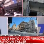 El incómodo momento que vivió Nelson Castro mientras cubría la guerra en Medio Oriente: un hombre se cruzó en cámara para impedirle una salida en vivo