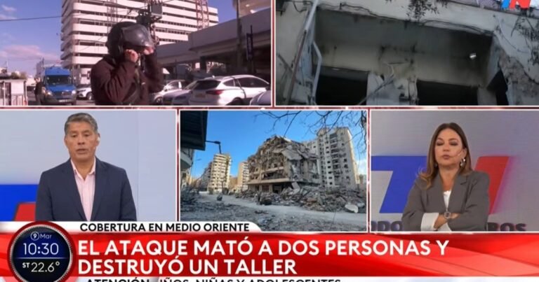 El incómodo momento que vivió Nelson Castro mientras cubría la guerra en Medio Oriente: un hombre se cruzó en cámara para impedirle una salida en vivo