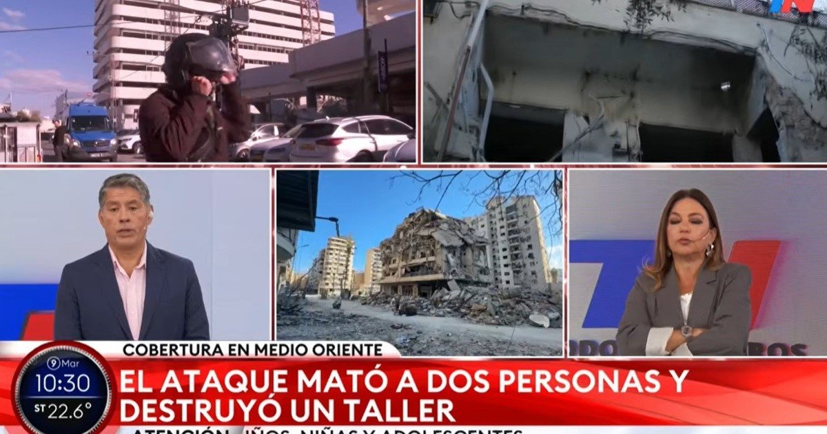 El incómodo momento que vivió Nelson Castro mientras cubría la guerra en Medio Oriente: un hombre se cruzó en cámara para impedirle una salida en vivo