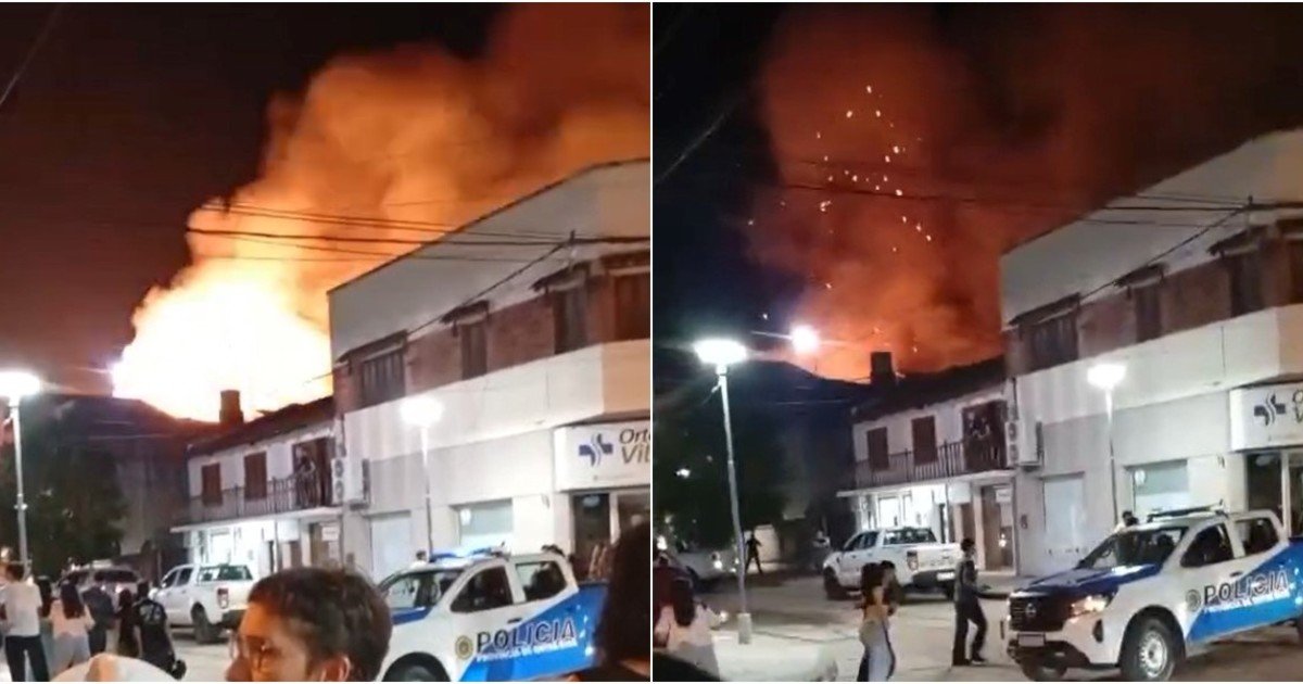 Así fue la explosión y el incendio en un local gastronómico de Entre Ríos que dejó tres heridos graves