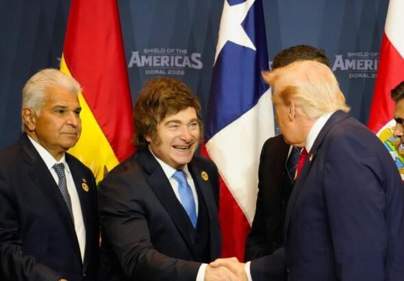 Javier Milei, ovacionado en una universidad judía Nueva York: "Vamos a ganar" la guerra contra Irán