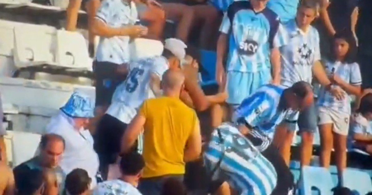 Prohíben el ingreso a los estadios a un barra de Racing por una violenta agresión en el Cilindro