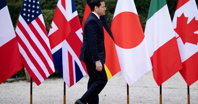 G7 en París: Marco Rubio presiona a Europa para reabrir el Estrecho de Ormuz